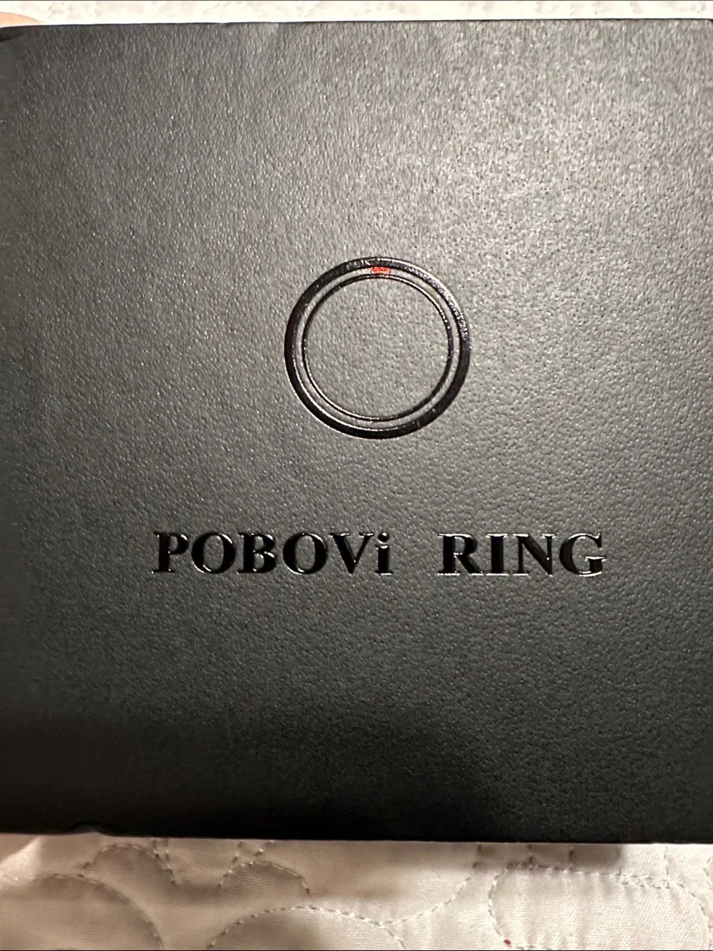 Smart Ring Black Jewelry Box for Men